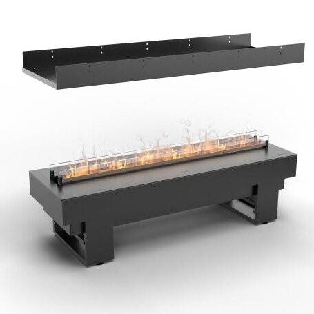 Vandens garų židiniai - Cool Flame 1000 see-through fireplace
